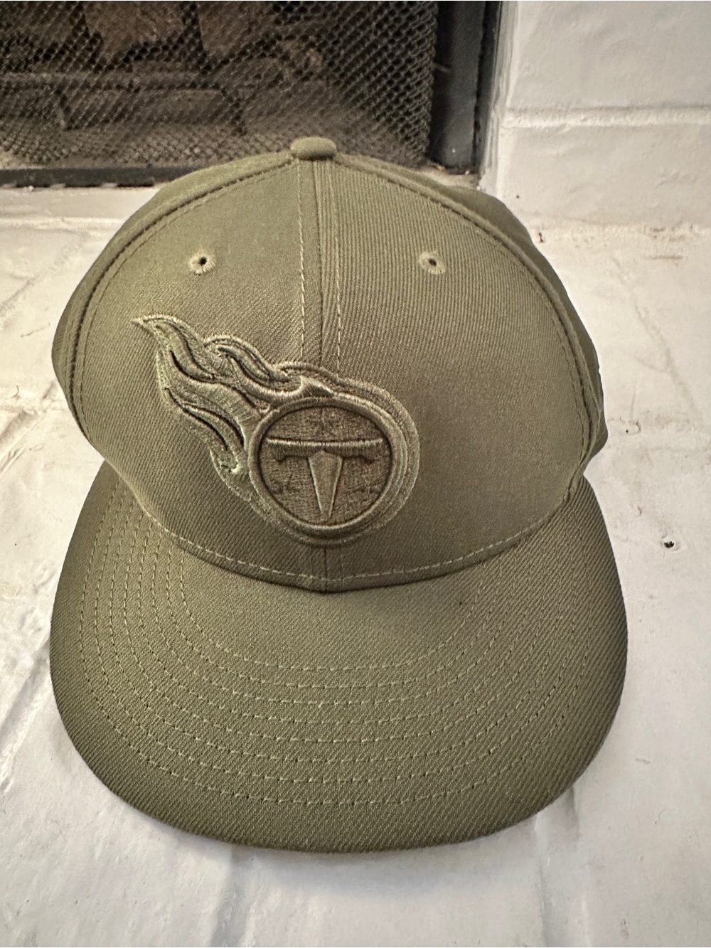 New Era 59FIFTY Tennessee Titans NFL Green Fitted Cap Hat Size 7 1/4 EUC